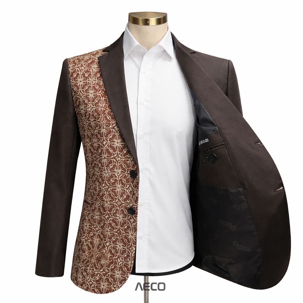 Blazer Batik Cupat Mangu